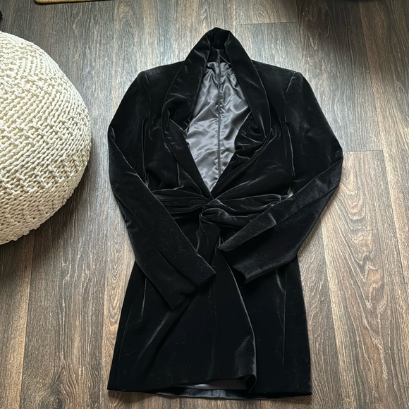 Zara Velvet Dress - Picture 1 of 4